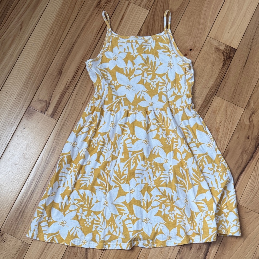 Jumping Beans Yellow and White Floral Dress